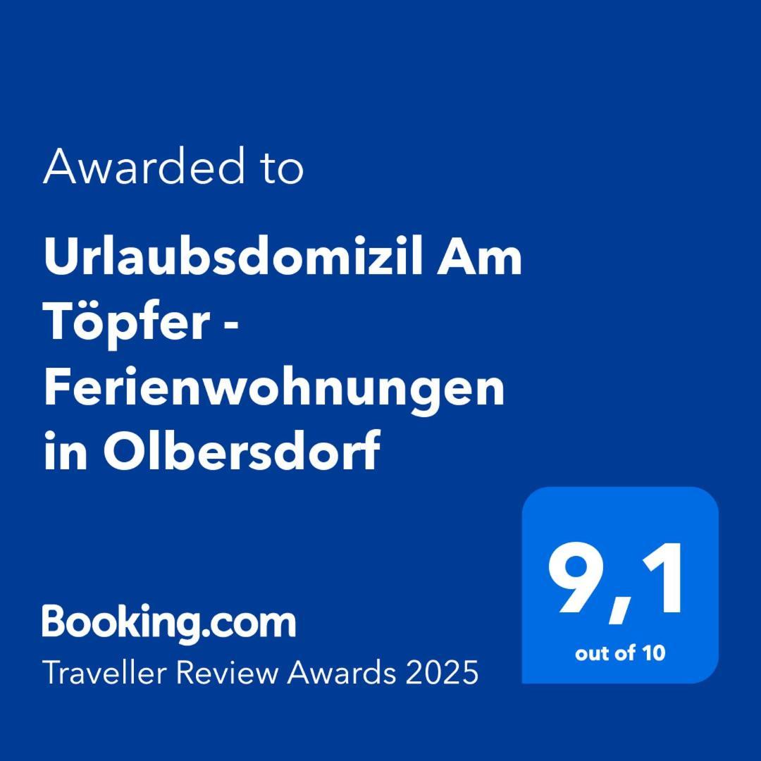 Urlaubsdomizil Am Toepfer - Ferienwohnungen In Olbersdorf מראה חיצוני תמונה